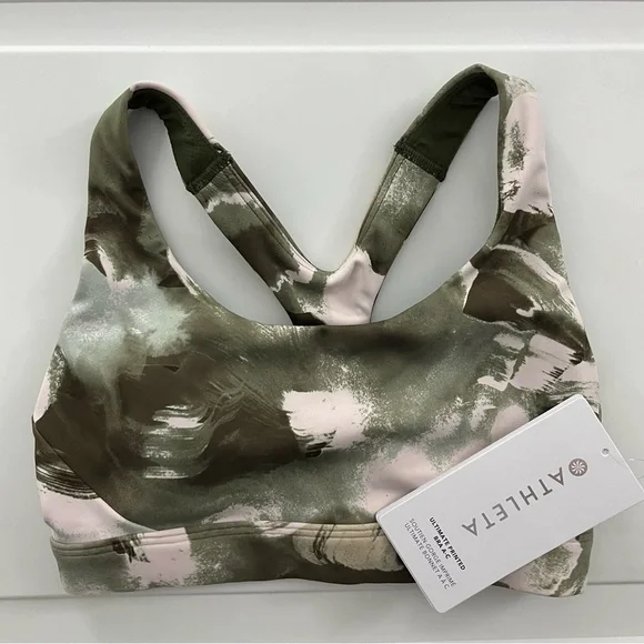 NWT Athleta Ultimate Printed Bra - Picture 1 of 4